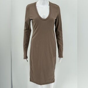 James Perse NWOTs‎ Long Sleeve V Neck Dress 2